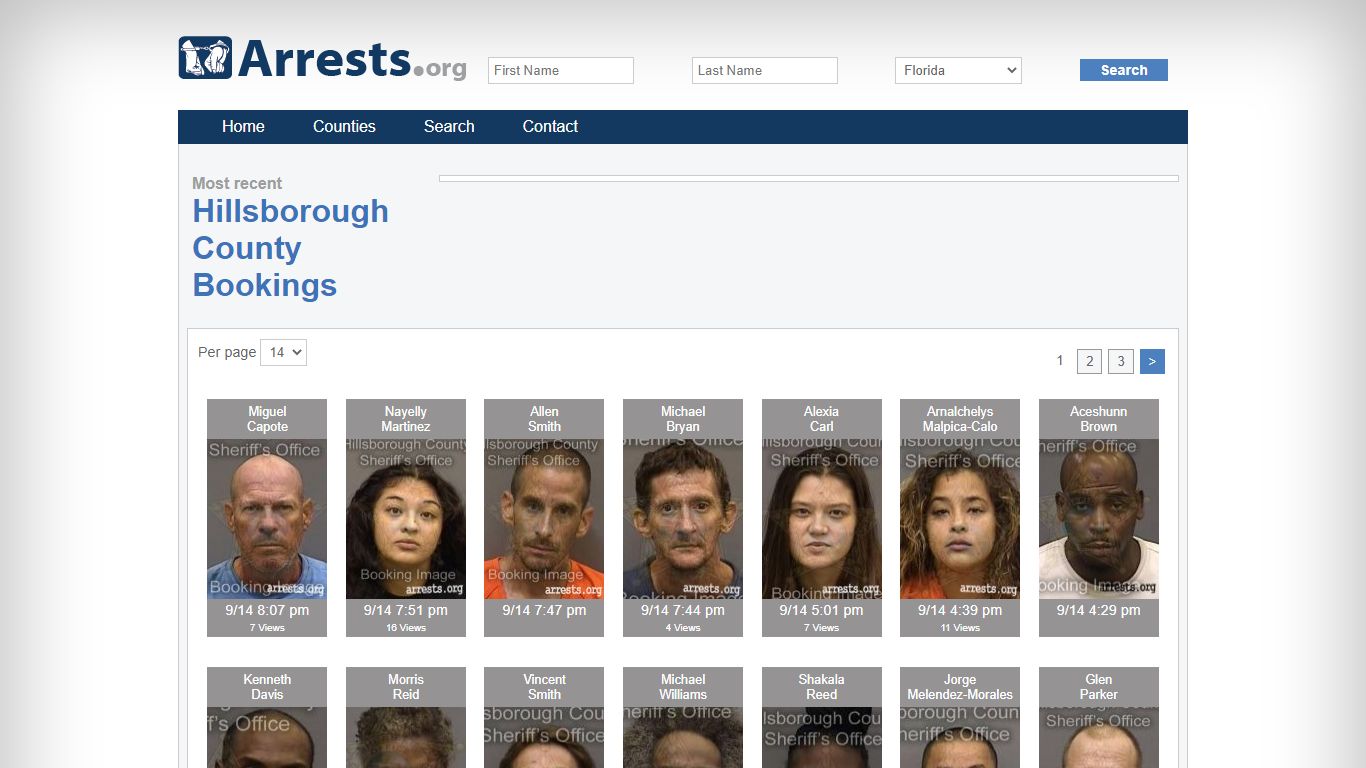 Hillsborough County Arrests and Inmate Search